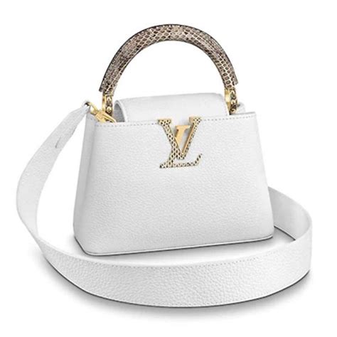 lv capucines bag mini|louis vuitton snakeskin bag.